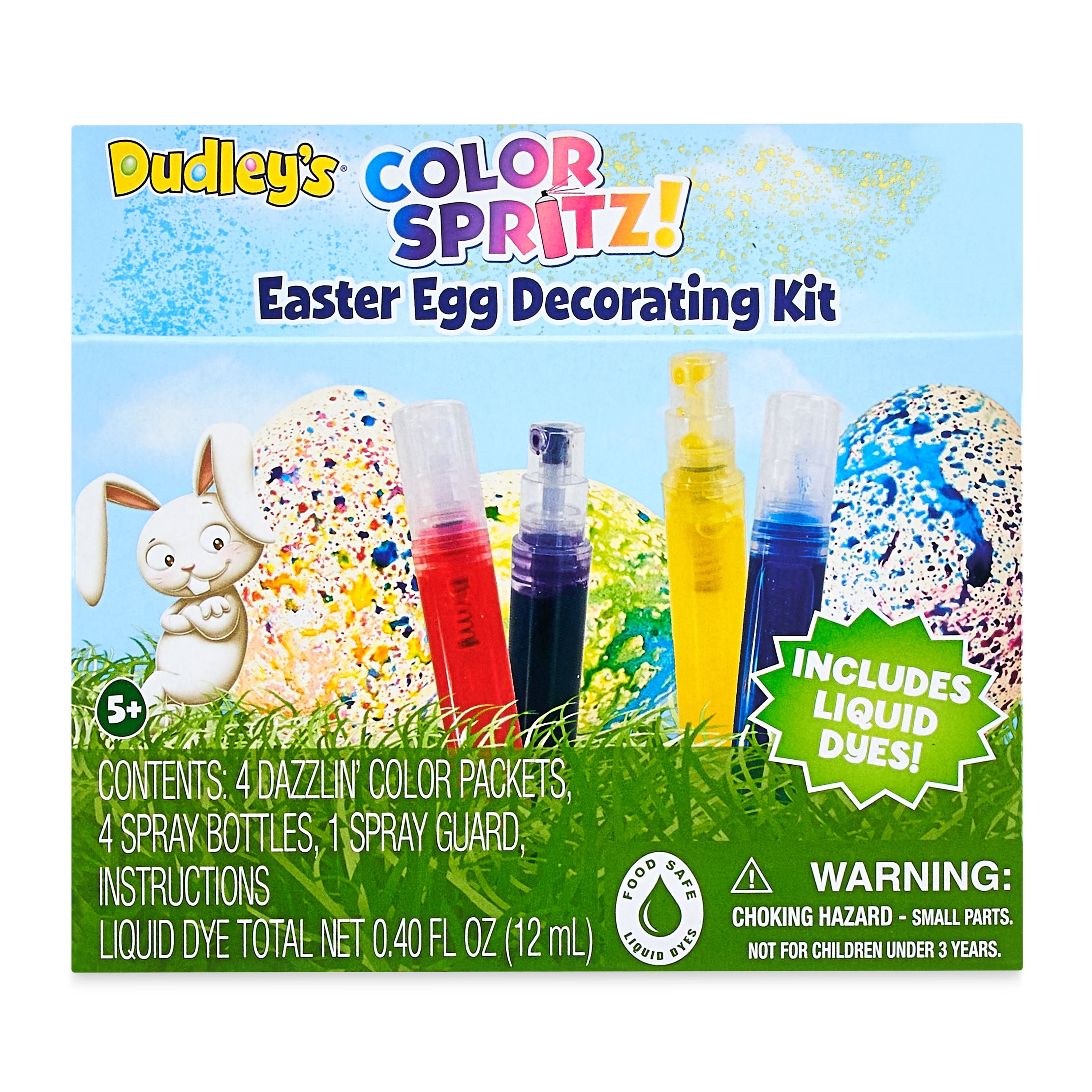 Dudley's Color Spritz Egg Decorating Kit, Dye, Easter