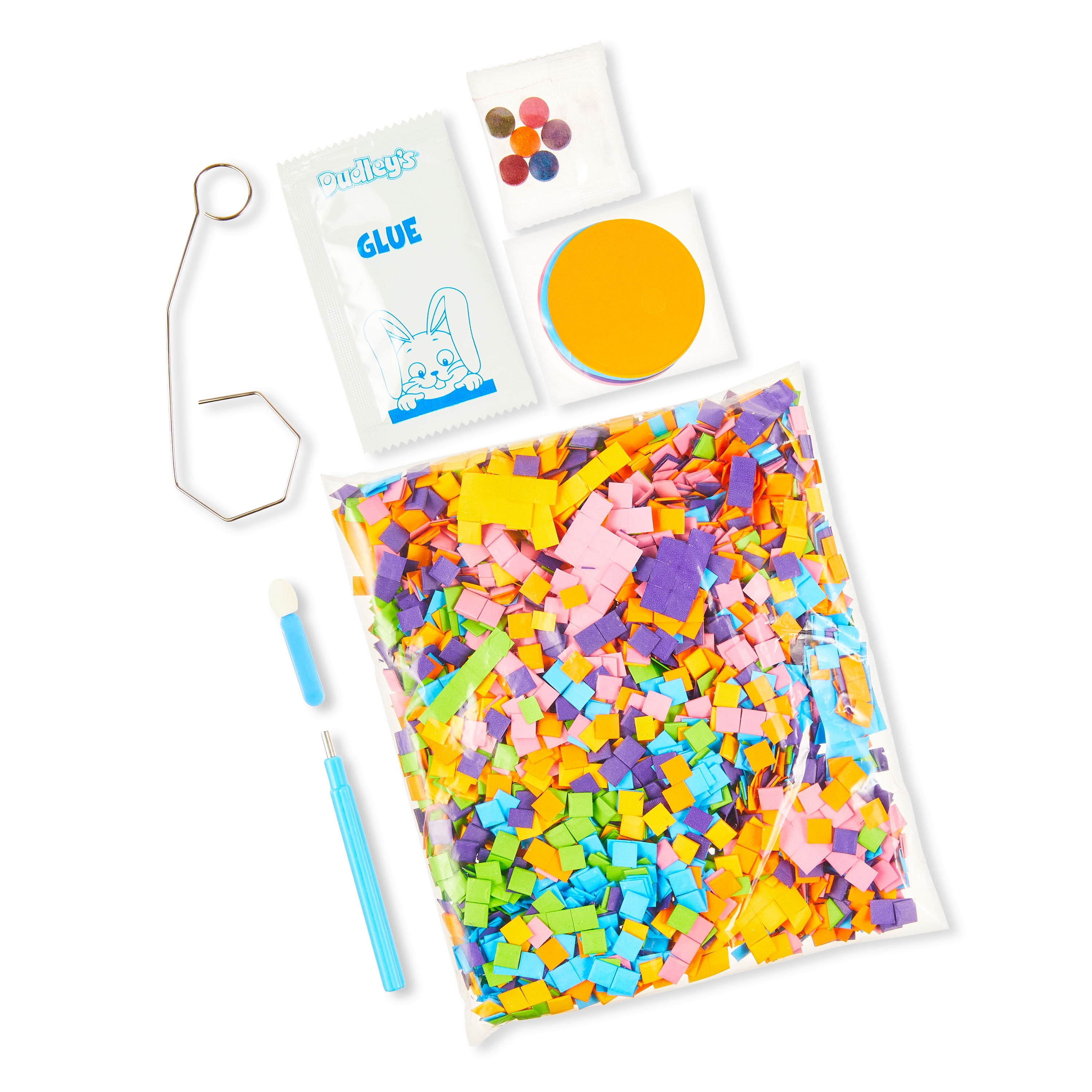 Dudley's Confetti Egg Decorating Kit, MultiColored, DIY, Easter, Paper