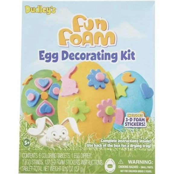 Dudley's Fun Foam Egg Decorating Kit