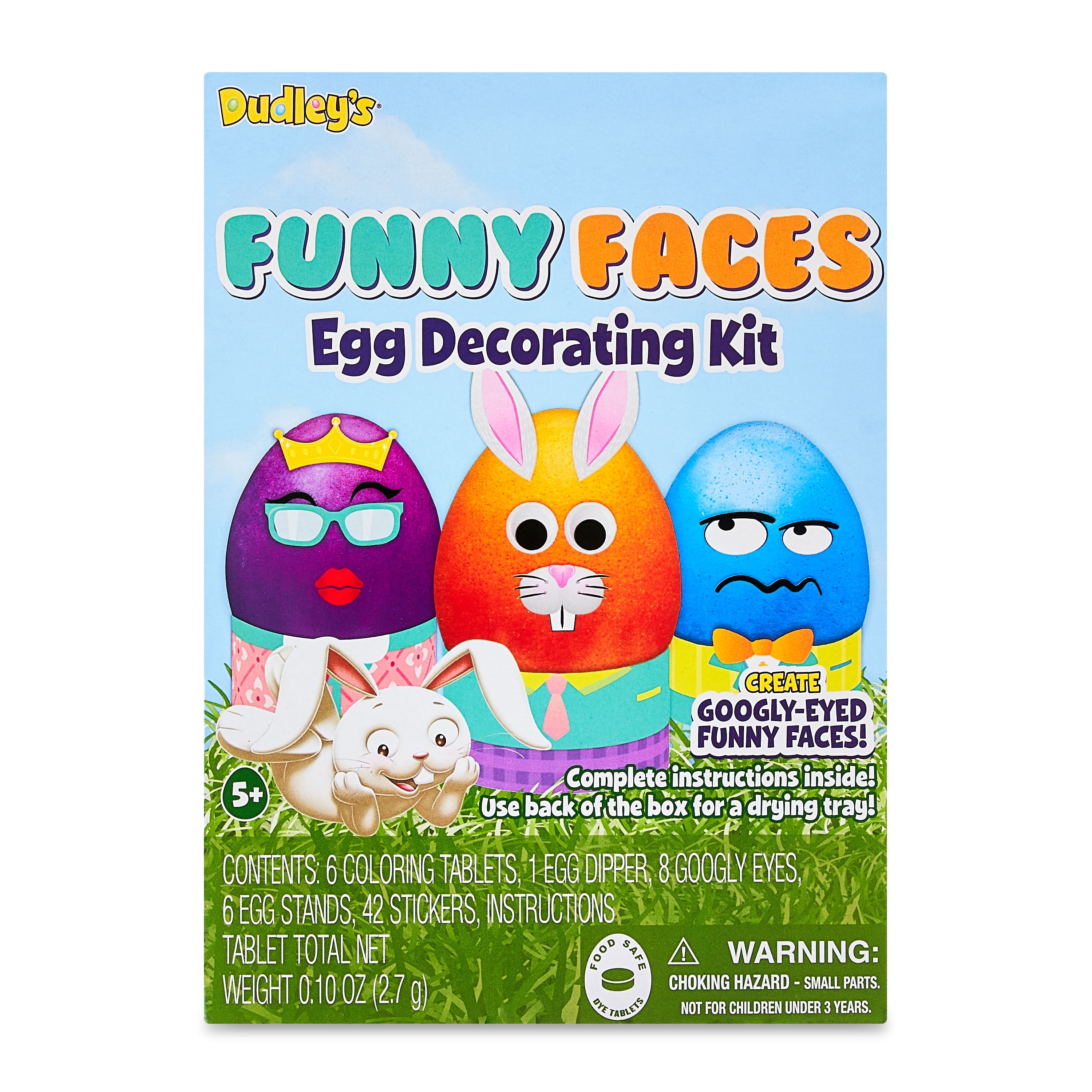 Dudley's Funny Faces Easter Egg Decorating Kit