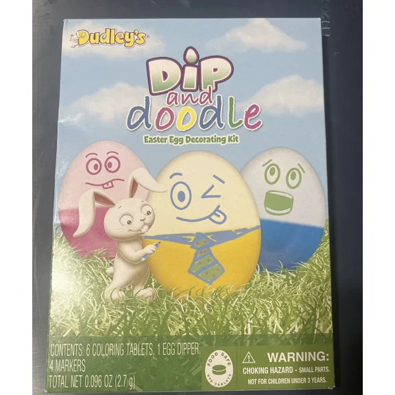 Dudleys Dip And Doodle Easter Egg Decorating Kit