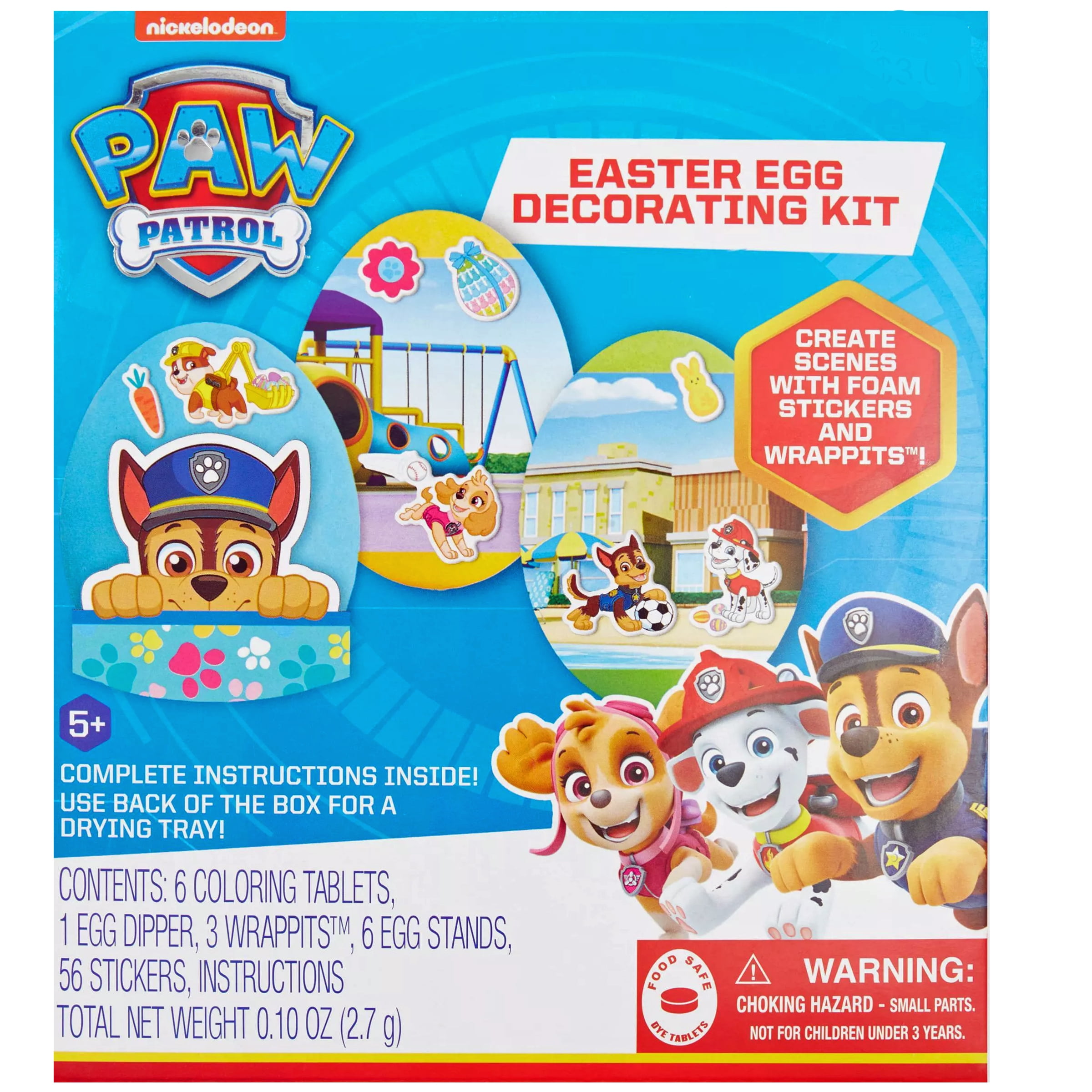 Dudleys PAW Patrol Easter Egg Dye Kit with PAW Patrol Easter Stickers