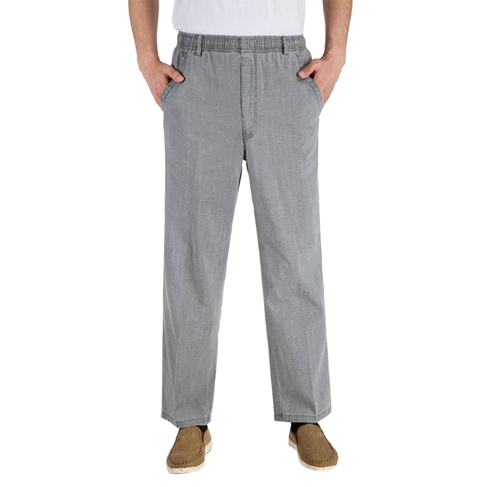 Dudlle Men's Fit Stretch Dad Jeans, Cooliflex Jeans, Gentsflex Flexible ...