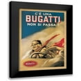 thumbnail image 1 of Dudovich, Marcello 14x18 Black Modern Framed Museum Art Print Titled - Bugatti-1922, 1 of 5
