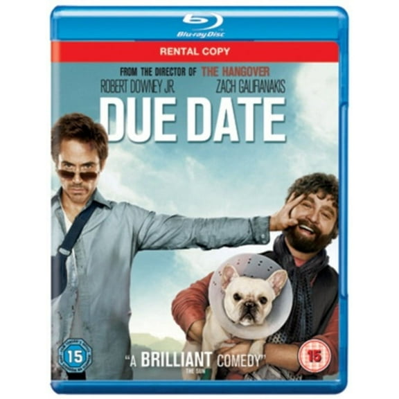 Due Date (Blu-ray) Danny McBride Michelle Monaghan Juliette Lewis Alan Arkin James Martin Kelly