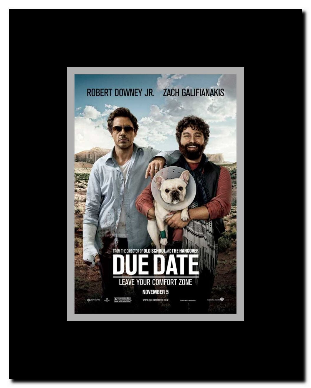 Due Date Framed Movie Poster