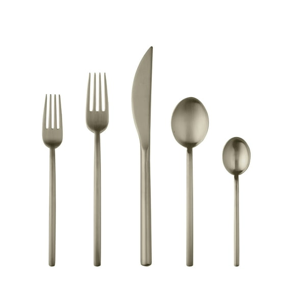 CUTLERY SET 5 PCS DUE ICE CHAMPAGNE