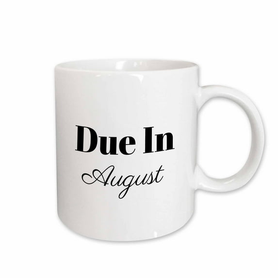 3drose, Due in August, 15oz Mug