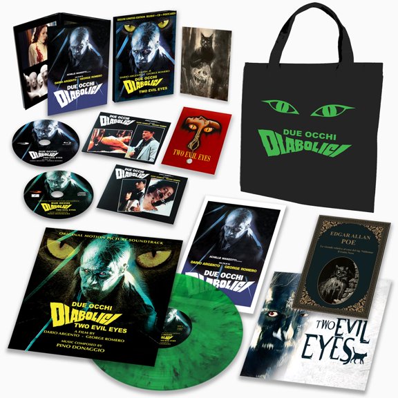 Due Occhi Diabolici / Two Evil Eyes - Ultra Limited Deluxe Bag includes All-Region Bl (Blu-ray)
