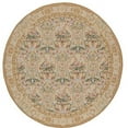 thumbnail image 1 of Due Process Stable Trading  10 x 10 ft. Aubusson Gueret Round Area Rug - Pink & Cream, 1 of 1