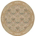 thumbnail image 1 of Due Process Stable Trading  6 x 6 ft. Aubusson Gueret Round Area Rug - Pink & Cream, 1 of 1