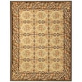 thumbnail image 1 of Due Process Stable Trading Aubusson Avignon Gold & Dark Brown Area Rug, 2.06 x 4 ft., 1 of 1