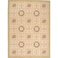 thumbnail image 1 of Due Process Stable Trading Aubusson Bernay Ivory & Gold Area Rug, 6 x 9 ft., 1 of 1