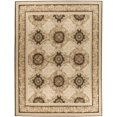 thumbnail image 1 of Due Process Stable Trading Aubusson Gueret Pink & Brown Square Area Rug, 8 x 8 ft., 1 of 1