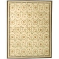 thumbnail image 1 of Due Process Stable Trading Aubusson Rouen Ivory & Denim Area Rug, 3 x 5 ft., 1 of 1