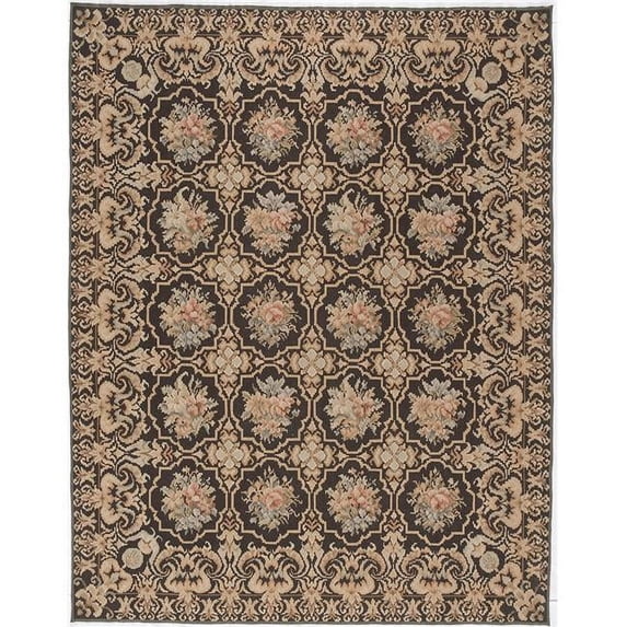 Due Process Stable Trading Bessarabian Norfolk Black Area Rug, 9 x 12 ft.