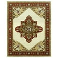 thumbnail image 1 of Due Process Stable Trading Company Heriz Hand-Tufted Sand/Clay Area Rug, 1 of 1