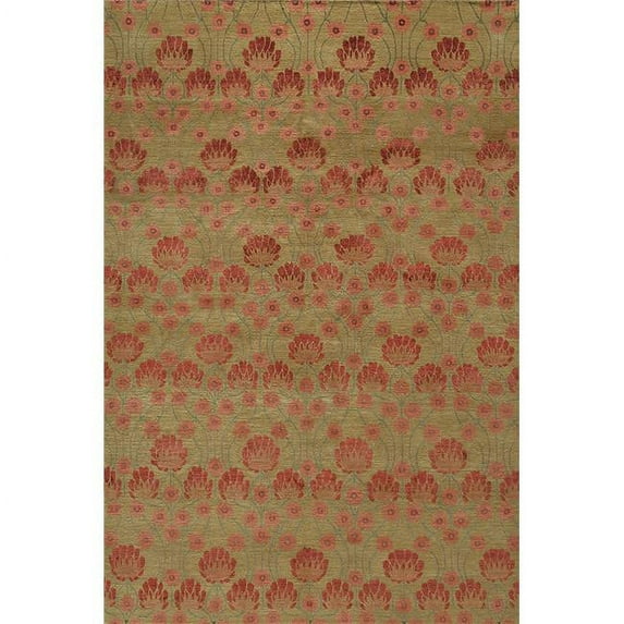 Due Process Stable Trading Empress Arts & Crafts Camel Area Rug, 3 x 10 ft.