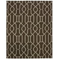 thumbnail image 1 of Due Process Stable Trading Flatweave Lattice Work Espresso Area Rug, 8 x 10 ft., 1 of 1