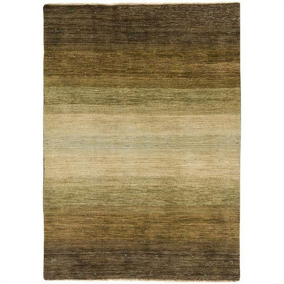 Due Process Stable Trading Gabbeh Replica Light Brown & Light Brown Area Rug, 9 x 12 ft.