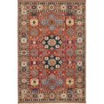 thumbnail image 1 of Due Process Stable Trading Jinan Shirvan Red & Navy Area Rug, 16 x 28 ft., 1 of 1