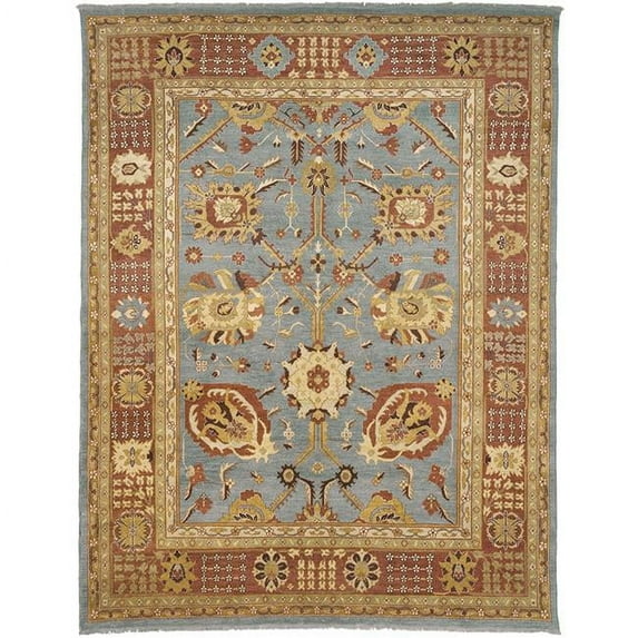 Due Process Stable Trading Jinan Tabriz Grey & Amber Area Rug, 14 x 26 ft.