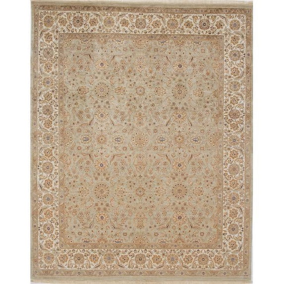 Due Process Stable Trading Kashmir Nain Camel & Ivory Area Rug, 9 x 12 ft.