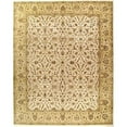 thumbnail image 1 of Due Process Stable Trading Kashmir Tabriz Ivory & Gold Area Rug, 12 x 18 ft., 1 of 1