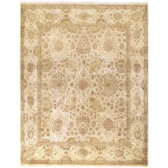 Due Process Stable Trading Khyber Kirman Cream & Cream Area Rug, 4 x 6 ft.