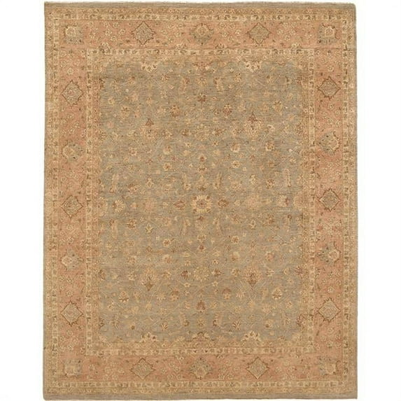 Due Process Stable Trading Khyber Polonaise Silver & Coral Area Rug, 9 x 12 ft.