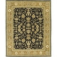 thumbnail image 1 of Due Process Stable Trading Mirzapur Mahal Black & Dark Gold Area Rug, 4 x 6 ft., 1 of 1