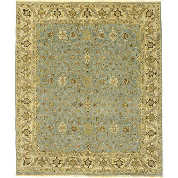 Due Process Stable Trading Mirzapur Yezd Light Blue & Ivory Area Rug, 2.6 x 10 ft.