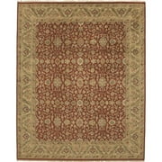 Due Process Stable Trading Mirzapur Yezd Red & Light Gold Area Rug, 2.6 x 8 ft.