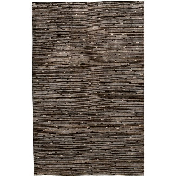 Due Process Stable Trading Nouveau Shimmer Chocolate Area Rug, 3 x 5 ft.