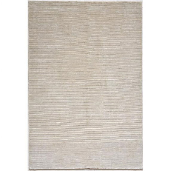Due Process Stable Trading Nouveau Stripes Beige Area Rug, 6 x 9 ft.