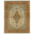 thumbnail image 1 of Due Process Stable Trading Tufted Mohtesham Covered Field Ivory & Rust Area Rug, 9.06 x 13.06 ft., 1 of 1