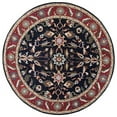thumbnail image 1 of Due Process Stable Trading Tufted Oushak Navy & Red Round Area Rug, 8 x 8 ft., 1 of 1
