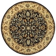 thumbnail image 1 of Due Process Stable Trading Tufted Tehran Black & Beige Round Area Rug, 10 x 10 ft., 1 of 1