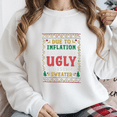 thumbnail image 1 of Due To Inflation Classic Ugly Christmas Sweater Holiday Humor Sweatshirt, up to size 5XL, 1 of 2