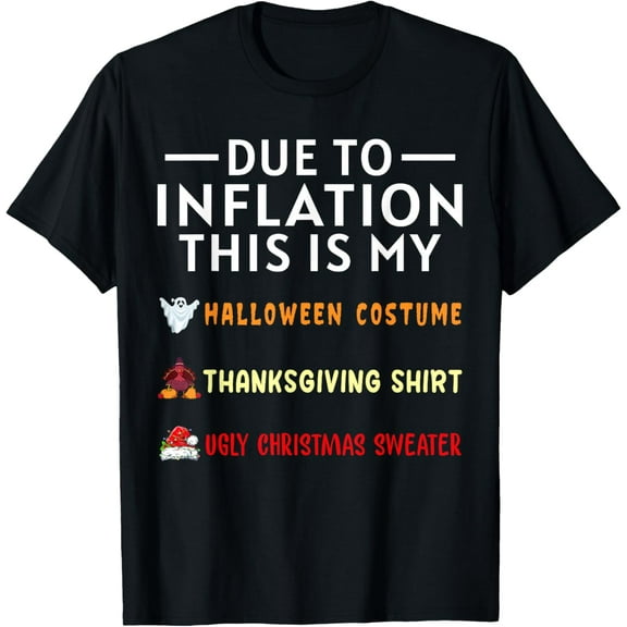 Due To Inflation This Is My Funny Halloween Costume T-Shirt