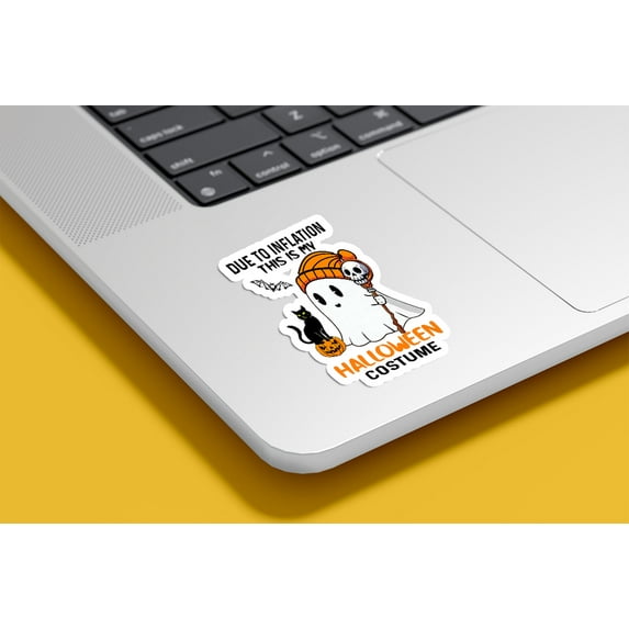 Due to Inflation My Halloween Costume Ghost cat Pumpkin T Shirt