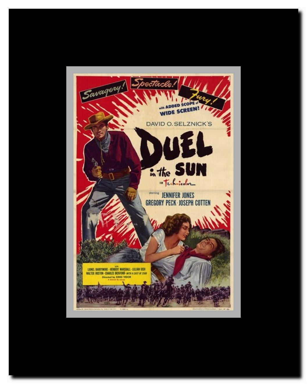 Duel in the Sun Framed Movie Poster