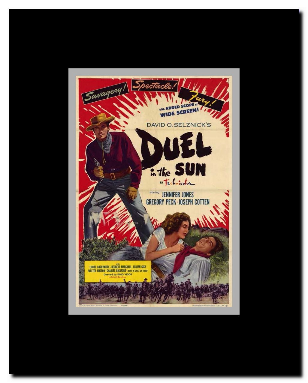 Duel in the Sun Framed Movie Poster