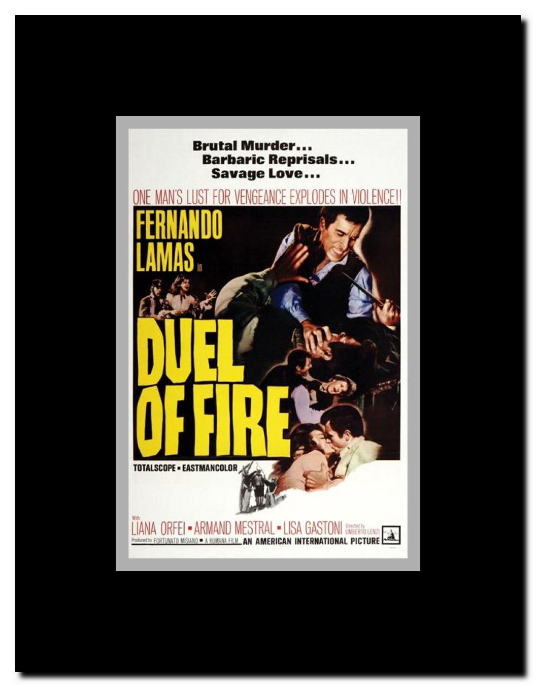 Duel of Fire Framed Movie Poster