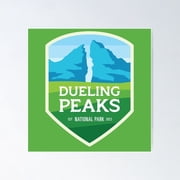 Dueling Peaks National Park Poster, Poster Only