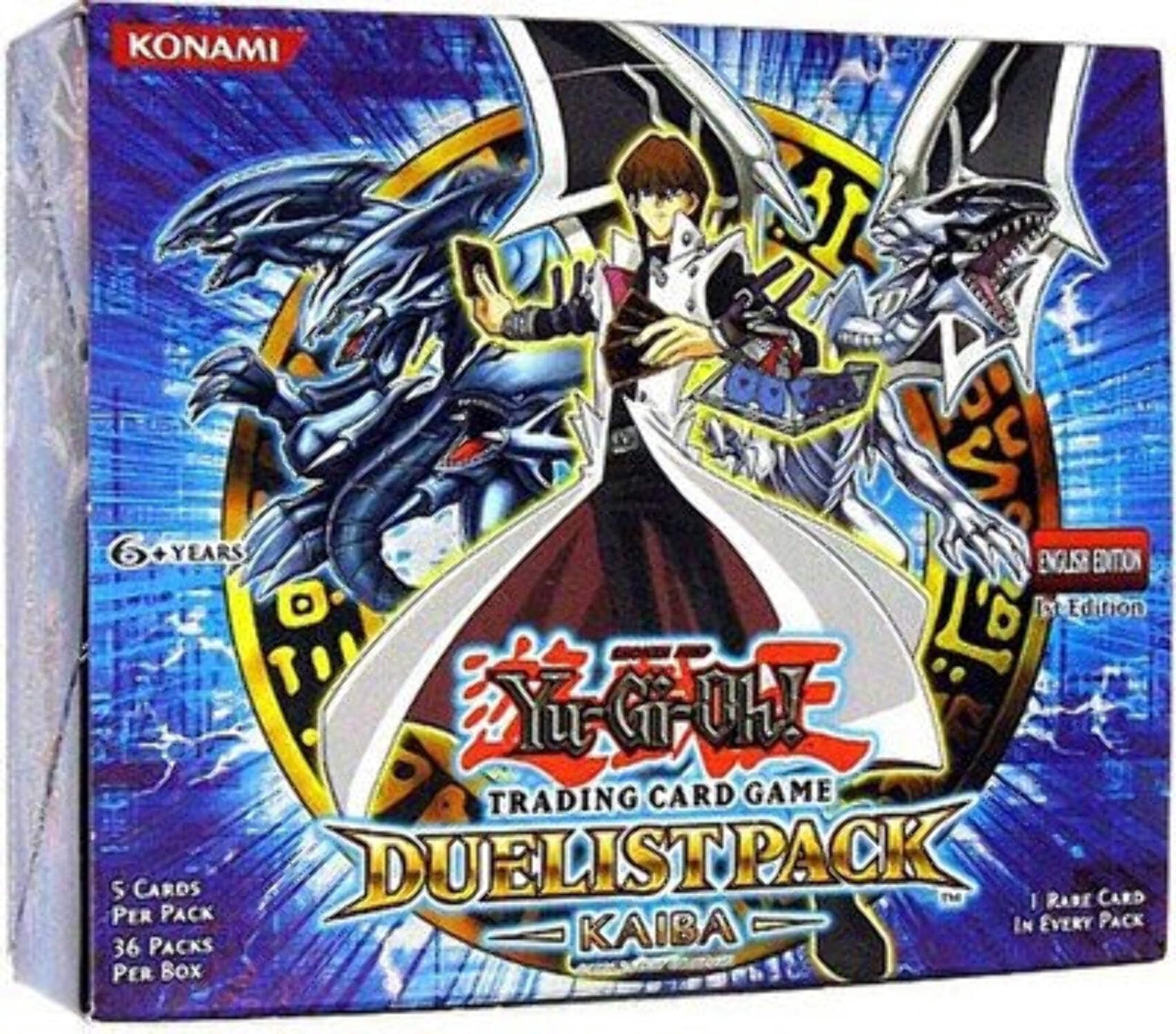 duelist pack kaiba booster box Rivals of the Pharaoh (36 Packs) | Yu-Gi-Oh | Konami Eyes White Dragon card Yu-Gi-Oh! Yugi Kaiba Collector Box