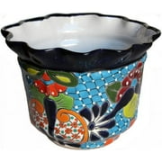 Duero Mexican Colors Talavera Ceramic Garden Pot