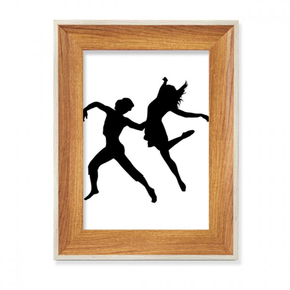 Duet Dance Dancer Sports Performance Desktop Wooden Photo Frame Display Picture Art Painting Multiple Sets