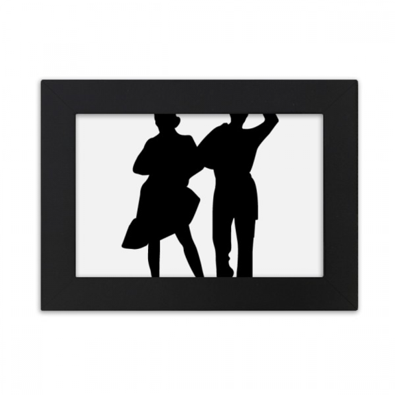 Duet Dance Sports Performance Dancer Desktop Photo Frame Ornaments Picture Art Painting