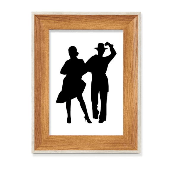 Duet Dance Sports Performance Dancer Desktop Wooden Photo Frame Display Picture Art Painting Multiple Sets